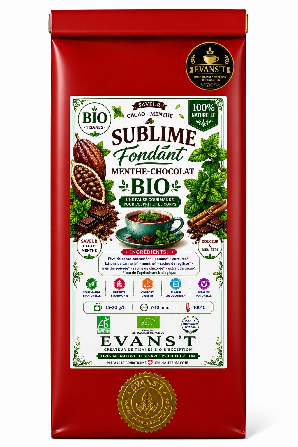 Sublime Fondant Menthe-Chocolat BIO